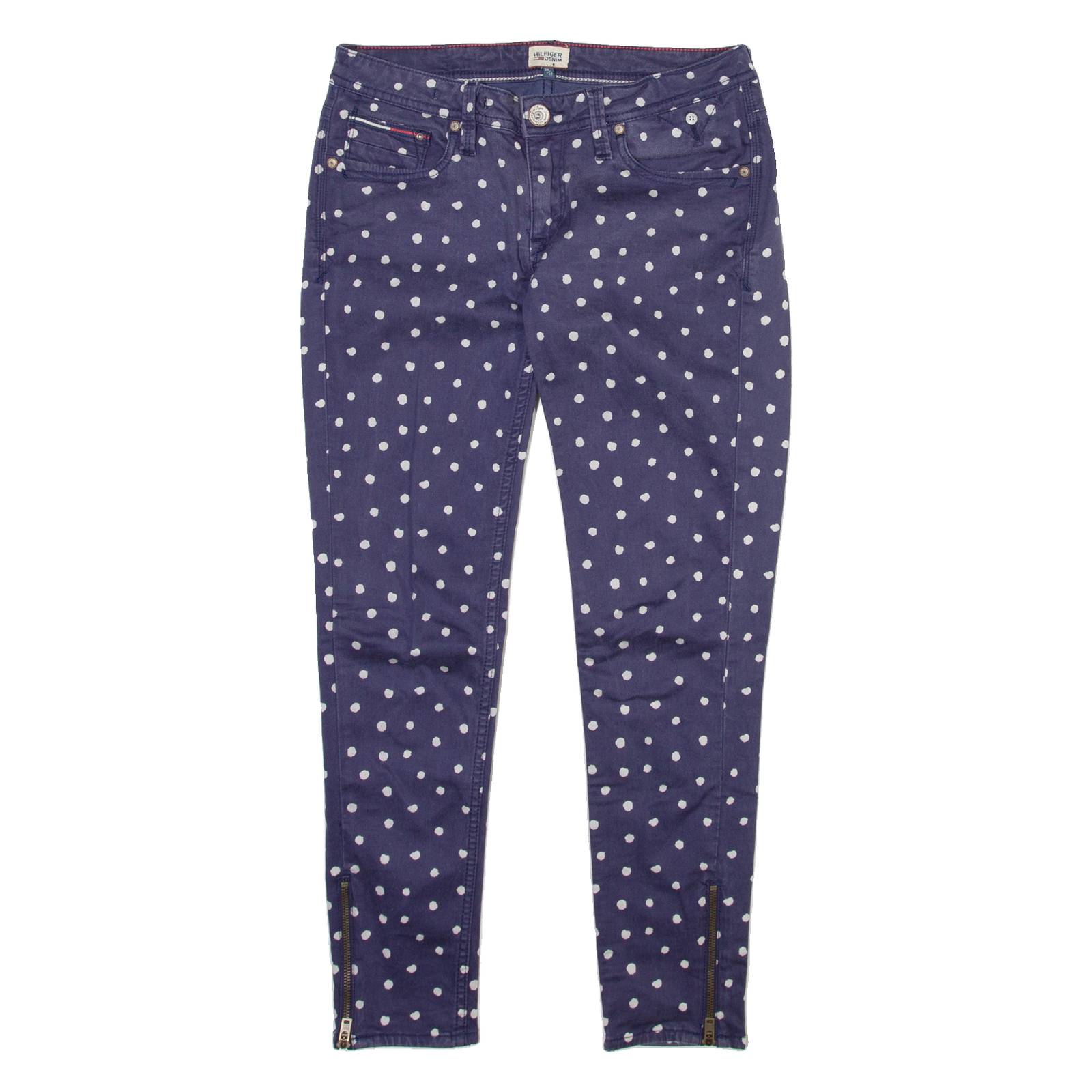 HILFIGER DENIM Womens Trousers Blue Slim Skinny W29 L27