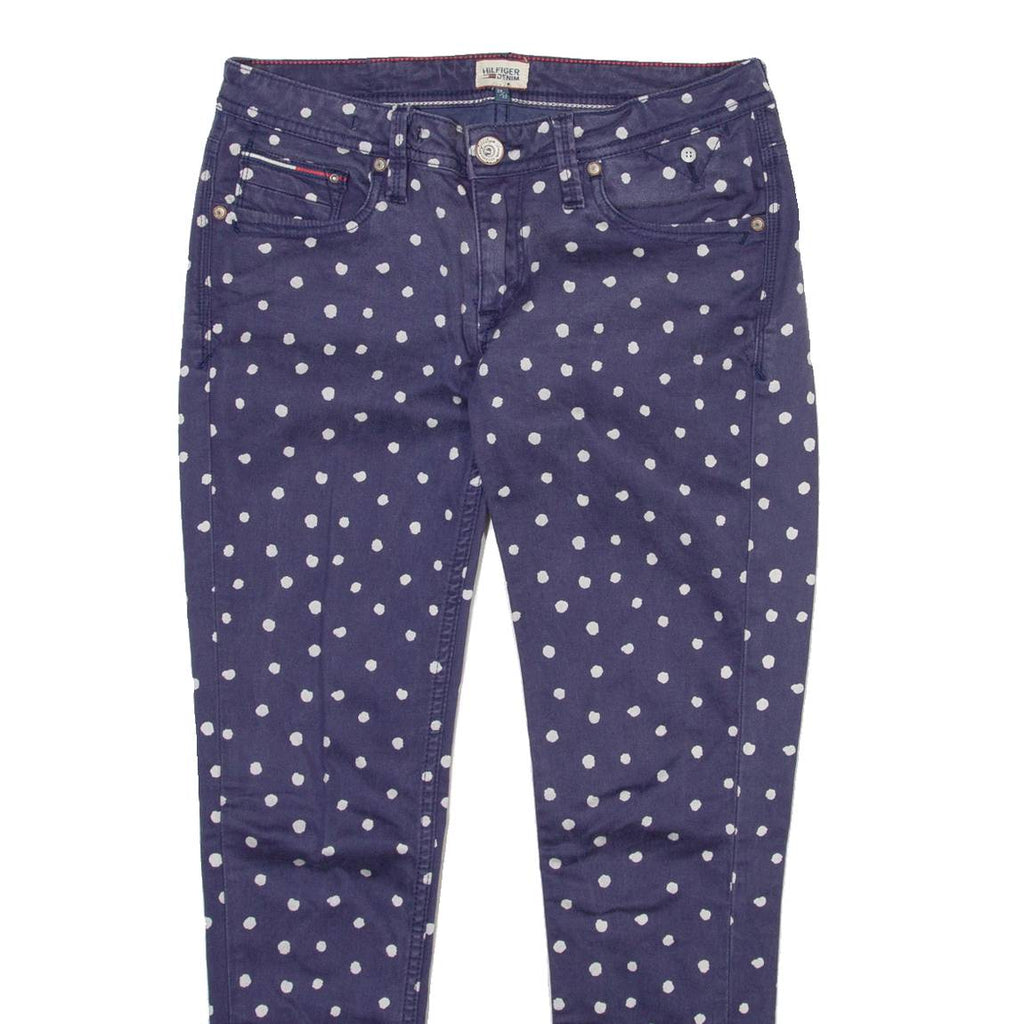 HILFIGER DENIM Womens Trousers Blue Slim Skinny W29 L27