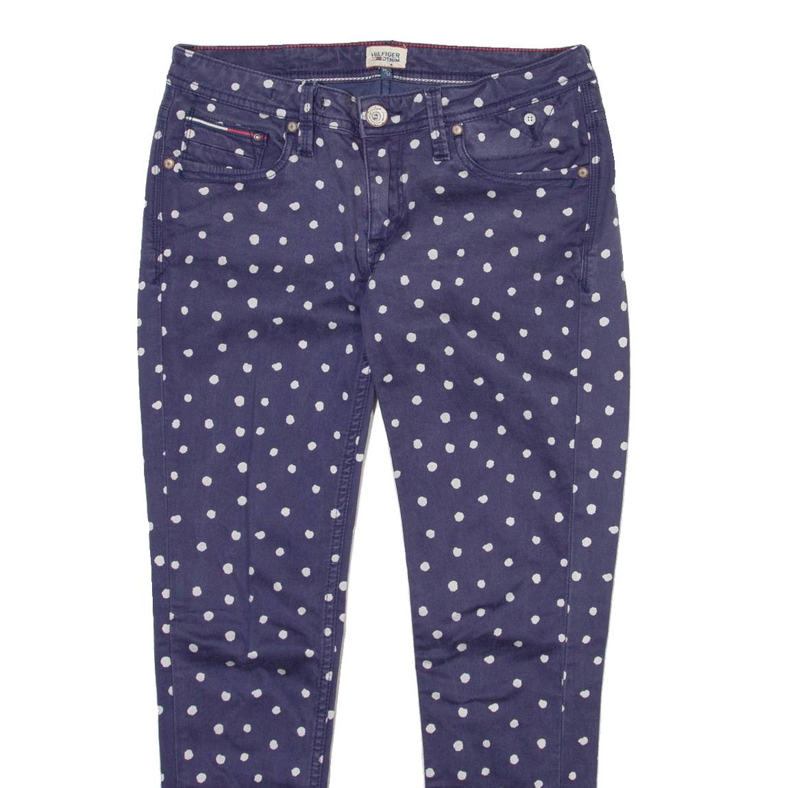 HILFIGER DENIM Womens Trousers Blue Slim Skinny W29 L27