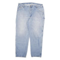 DICKIES Mens Blue Relaxed Straight Denim Light Jeans W40 L30 Workwear