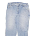 DICKIES Mens Blue Relaxed Straight Denim Light Jeans W40 L30 Workwear