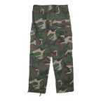 Mens Cotton Blend Camouflage Cargo Trousers Regular W26 L25 Utility Zip Pocket
