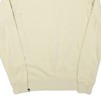 THE NORTH FACE Mens Cream Sweatshirt Crew Neck S Cotton Blend Lightweight