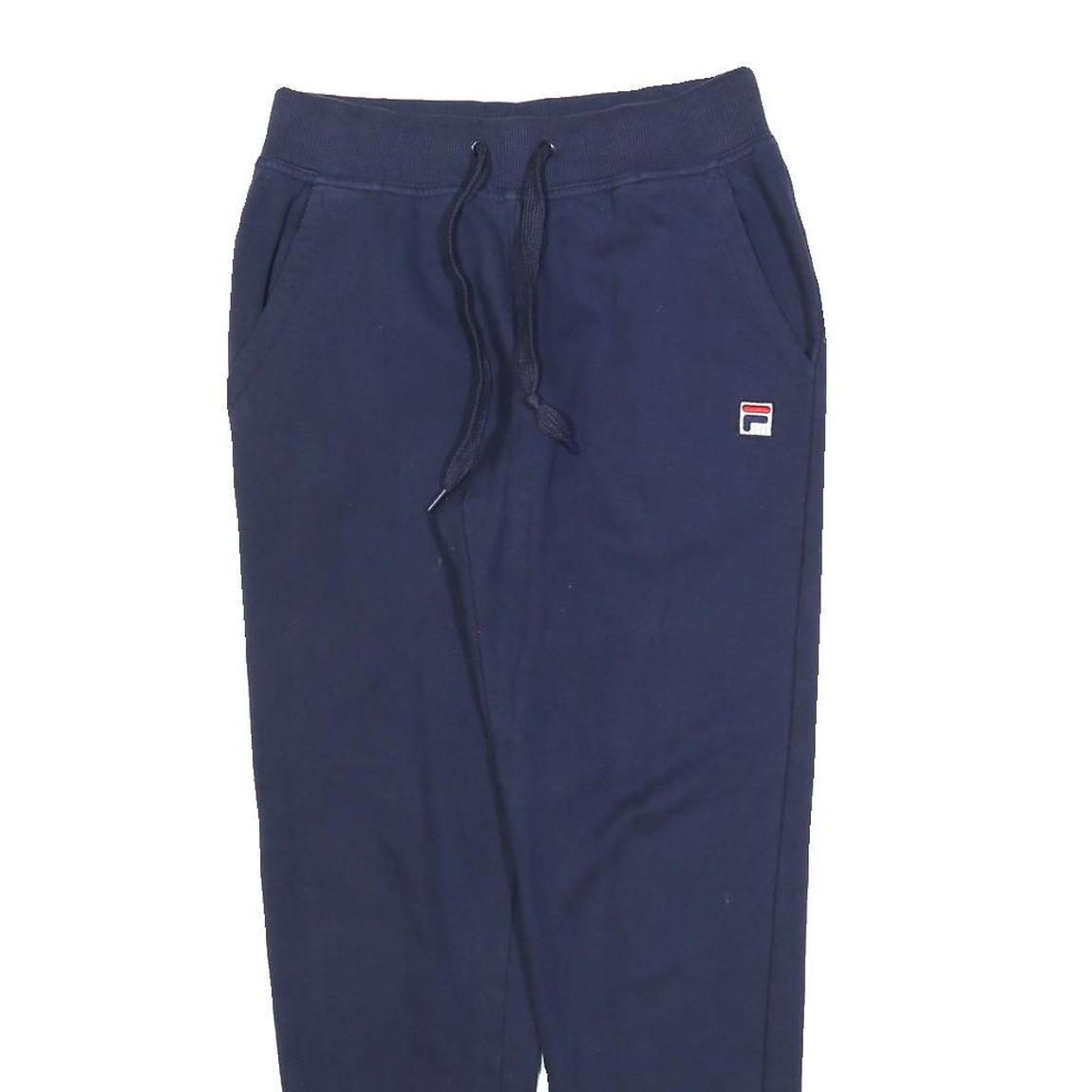 FILA Womens Joggers Navy Blue XS W26 L26 Cotton Blend Slim Tapered Fit