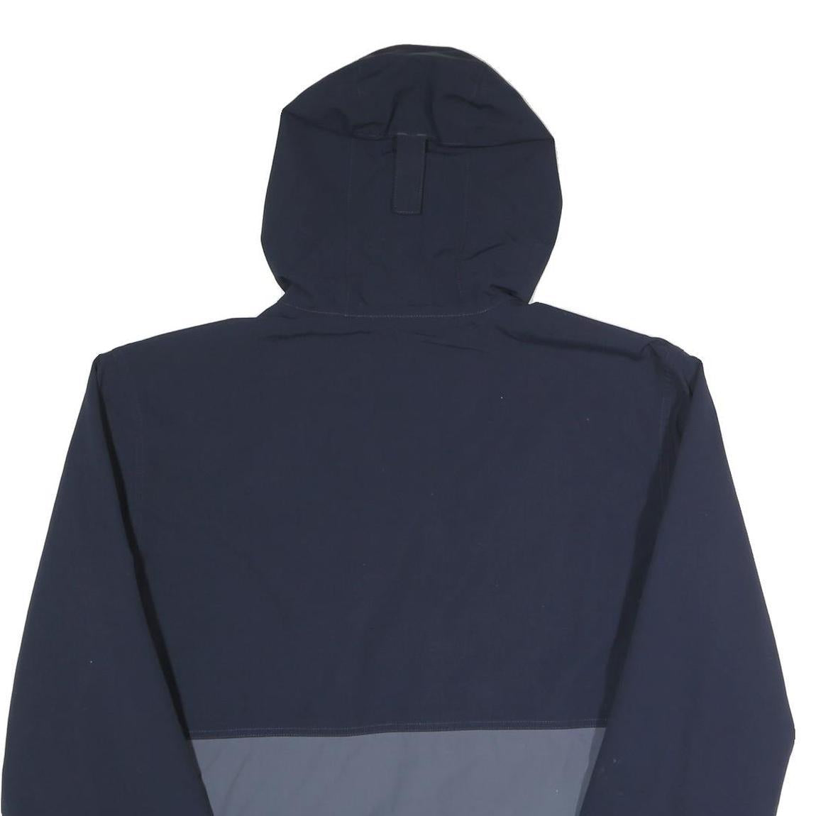 CARHARTT Mens Navy & Grey Zip Jacket L Polyamide Blend Outdoor Casual Stylish