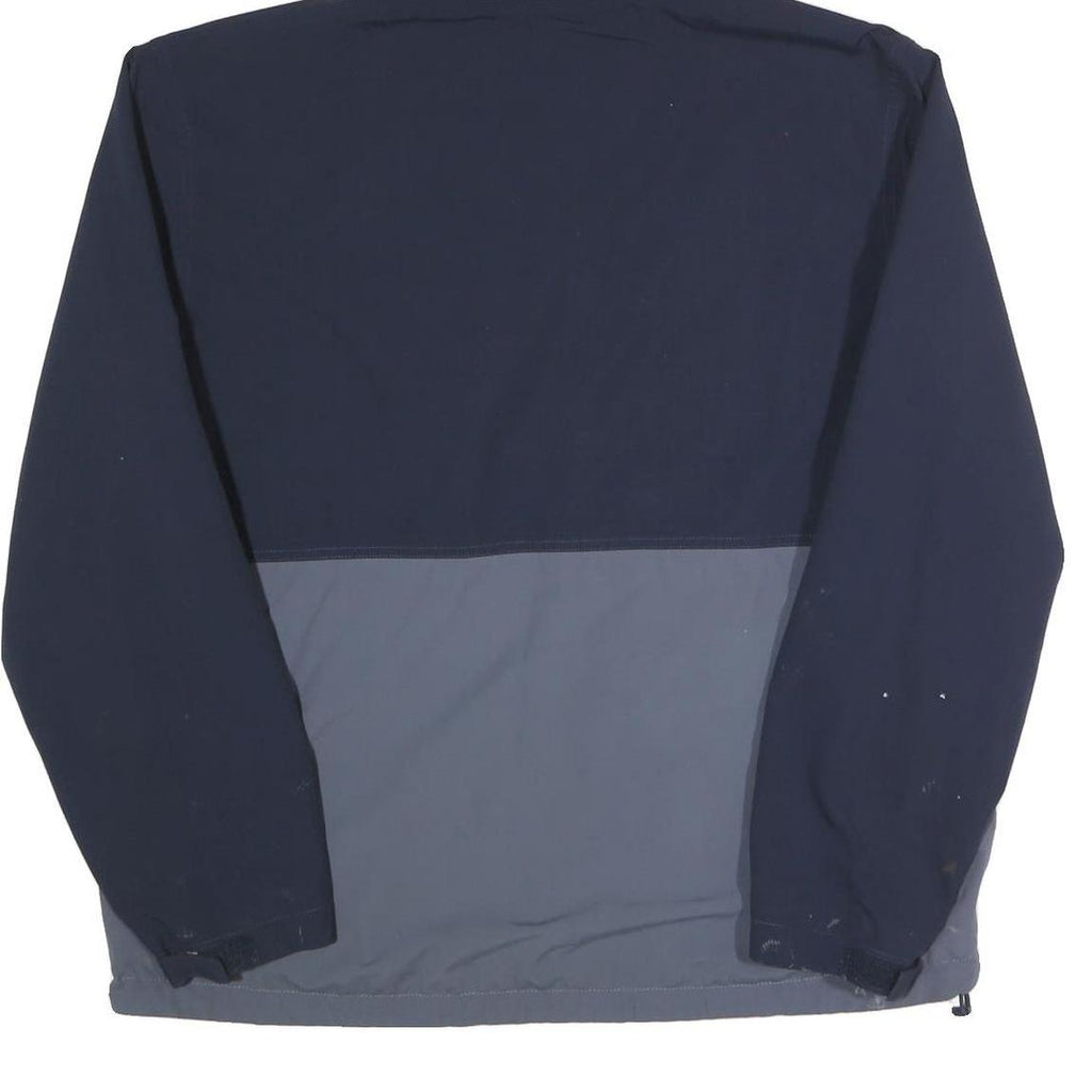 CARHARTT Mens Navy & Grey Zip Jacket L Polyamide Blend Outdoor Casual Stylish