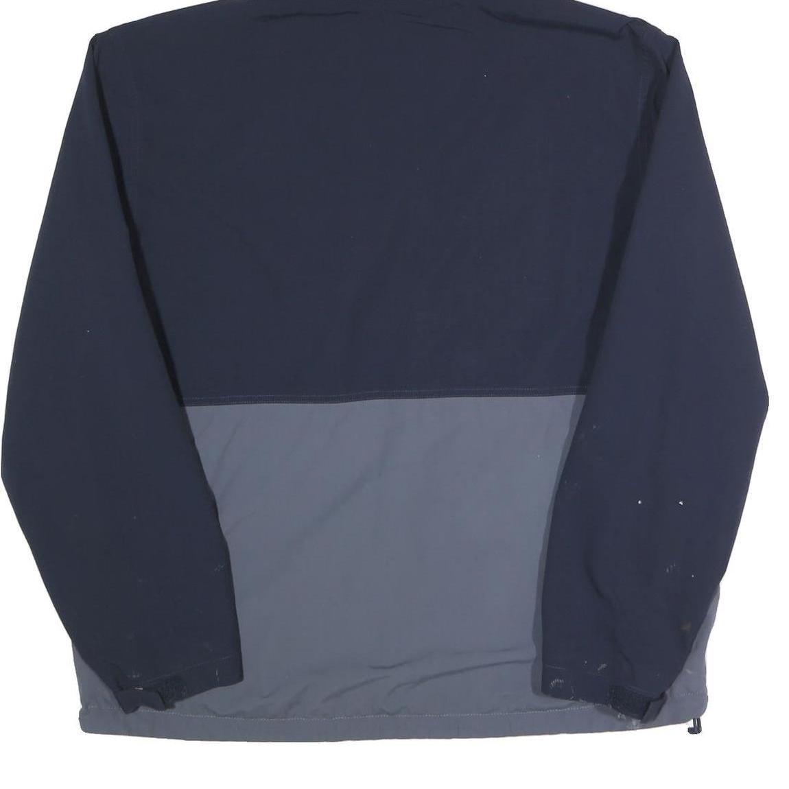 CARHARTT Mens Navy & Grey Zip Jacket L Polyamide Blend Outdoor Casual Stylish