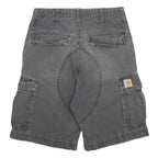 CARHARTT Mens Shorts Grey Cargo M W28 Durable Workwear Style
