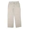CARHARTT Mens Cotton Blend Beige Regular Straight Trousers W32 L30 Durable