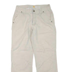 CARHARTT Mens Cotton Blend Beige Regular Straight Trousers W32 L30 Durable