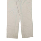 CARHARTT Mens Cotton Blend Beige Regular Straight Trousers W32 L30 Durable