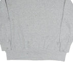 NIKE Mens Grey Crew Neck M Cotton Logo Embroidered Casual Sweatshirt