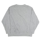 NIKE Mens Grey Crew Neck M Cotton Logo Embroidered Casual Sweatshirt