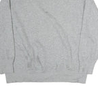 NIKE Mens Grey Crew Neck M Cotton Logo Embroidered Casual Sweatshirt