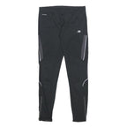 NEW BALANCE Mens Joggers Black & Grey Slim Tapered M W28 L27 Reflective Logo