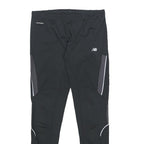 NEW BALANCE Mens Joggers Black & Grey Slim Tapered M W28 L27 Reflective Logo