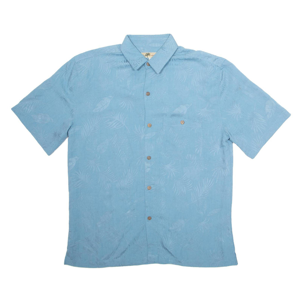 JOE HARLIN Mens Shirt Blue Crazy Pattern XL