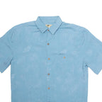 JOE HARLIN Mens Shirt Blue Crazy Pattern XL