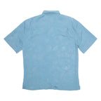 JOE HARLIN Mens Shirt Blue Crazy Pattern XL