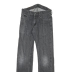 LEVI'S 514 Mens Jeans Black Slim Straight Denim Medium W29 L32 Classic Style