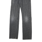 LEVI'S 514 Mens Jeans Black Slim Straight Denim Medium W29 L32 Classic Style