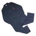 DICKIES Mens Navy Blue Polyester Blend Dungarees Relaxed Fit Plain 2XL W50 L25