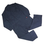 DICKIES Mens Navy Blue Polyester Blend Dungarees Relaxed Fit Plain 2XL W50 L25
