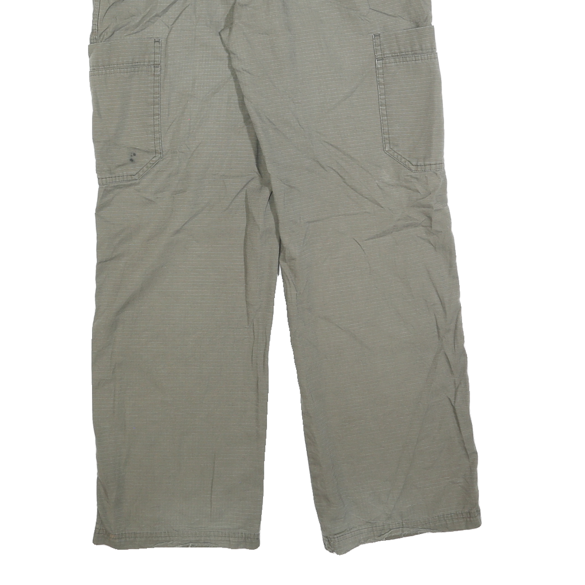 CARHARTT Mens Cotton Blend Beige Regular Straight Trousers W32 L30 Durable