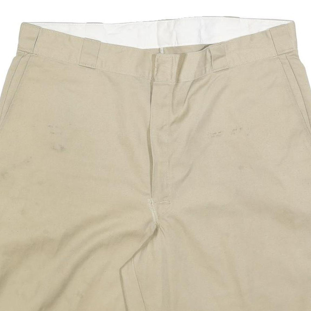 DICKIES Mens Shorts Beige Casual Plain XL W42 Workwear Cotton Blend