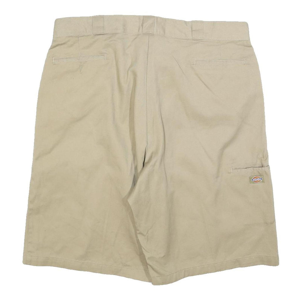 DICKIES Mens Shorts Beige Casual Plain XL W42 Workwear Cotton Blend