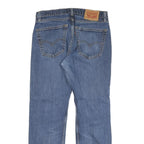LEVI'S 505 Mens Jeans Blue Regular Straight Denim Medium W32 L30 Classic Zip Fit