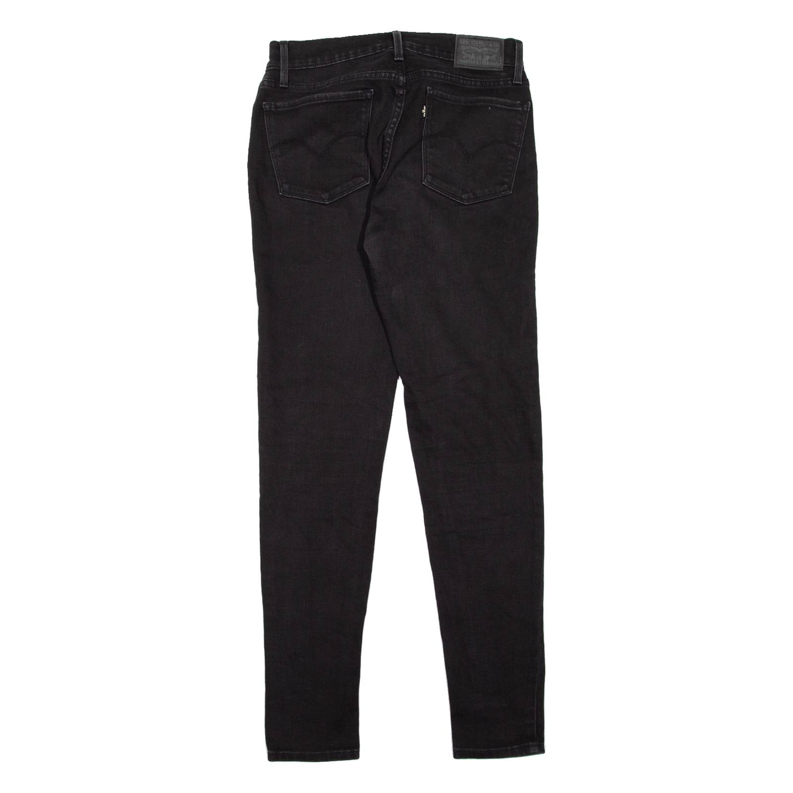 LEVI'S 710 Womens Jeans Black Slim Skinny W26 L30