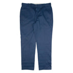 DICKIES Workwear Mens Trousers Blue Regular Straight W44 L36