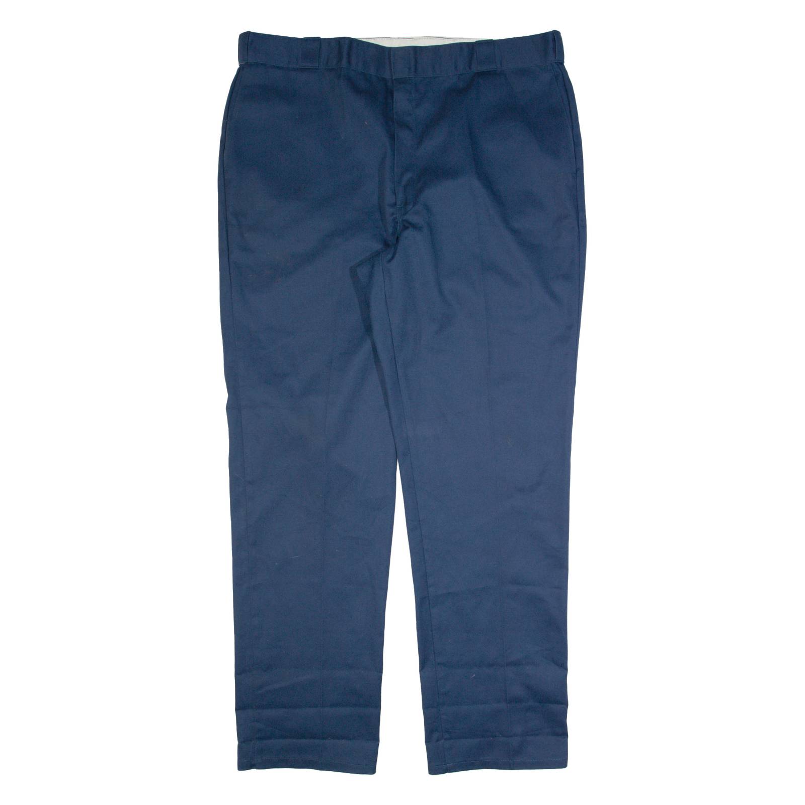 DICKIES Workwear Mens Trousers Blue Regular Straight W44 L36