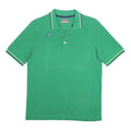 KAPPA Mens Green Short Sleeve Plain S Cotton Polo Shirt Casual Summer