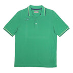 KAPPA Mens Green Short Sleeve Plain S Cotton Polo Shirt Casual Summer