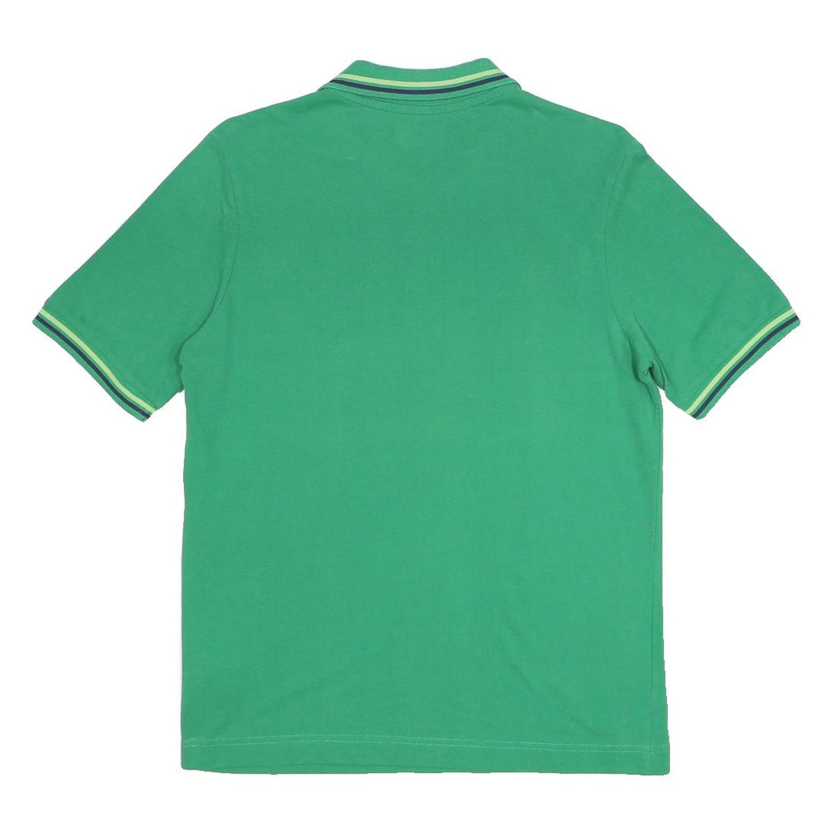 KAPPA Mens Green Short Sleeve Plain S Cotton Polo Shirt Casual Summer