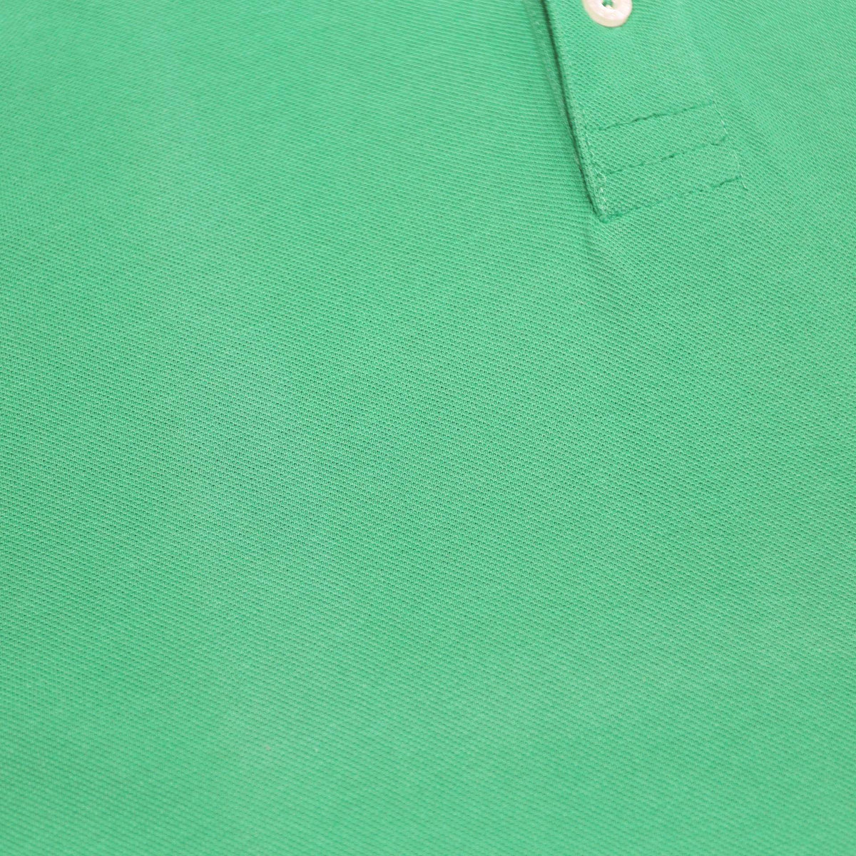 KAPPA Mens Green Short Sleeve Plain S Cotton Polo Shirt Casual Summer