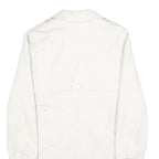 MINT VELVET Womens White Cotton Blend Button Jacket UK 8 Plain Long Sleeve