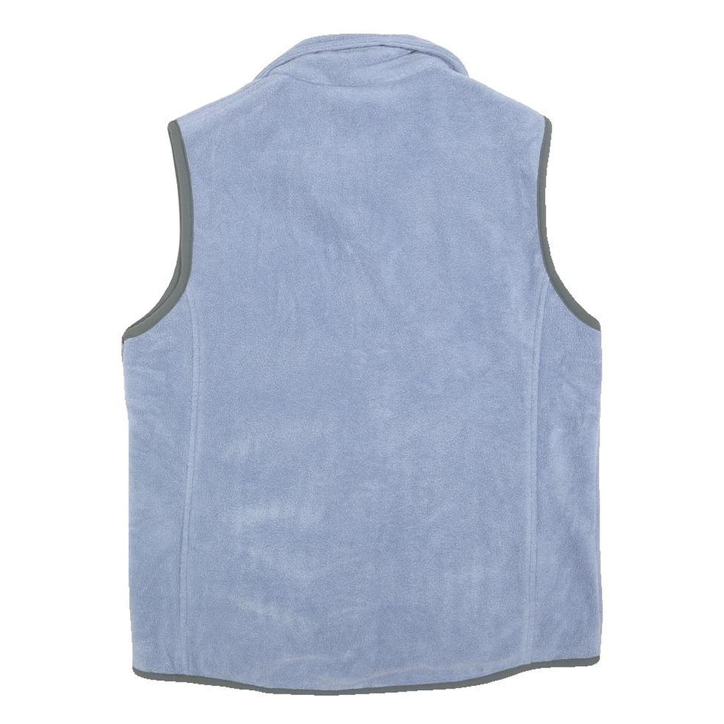 WOOLRICH Womens Blue Zip Jacket M Polyester Fleece Casual Outdoor Layering