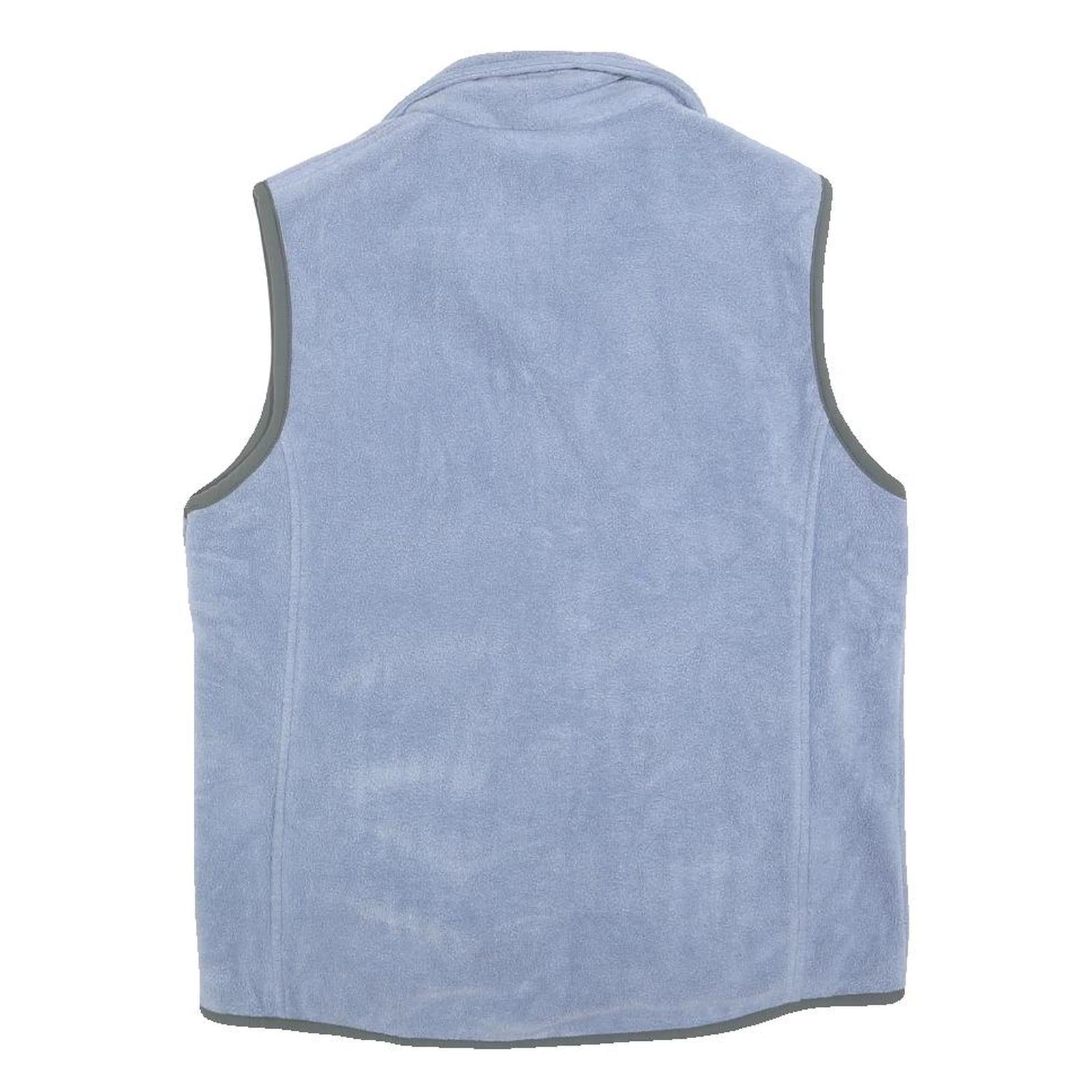 WOOLRICH Womens Blue Zip Jacket M Polyester Fleece Casual Outdoor Layering