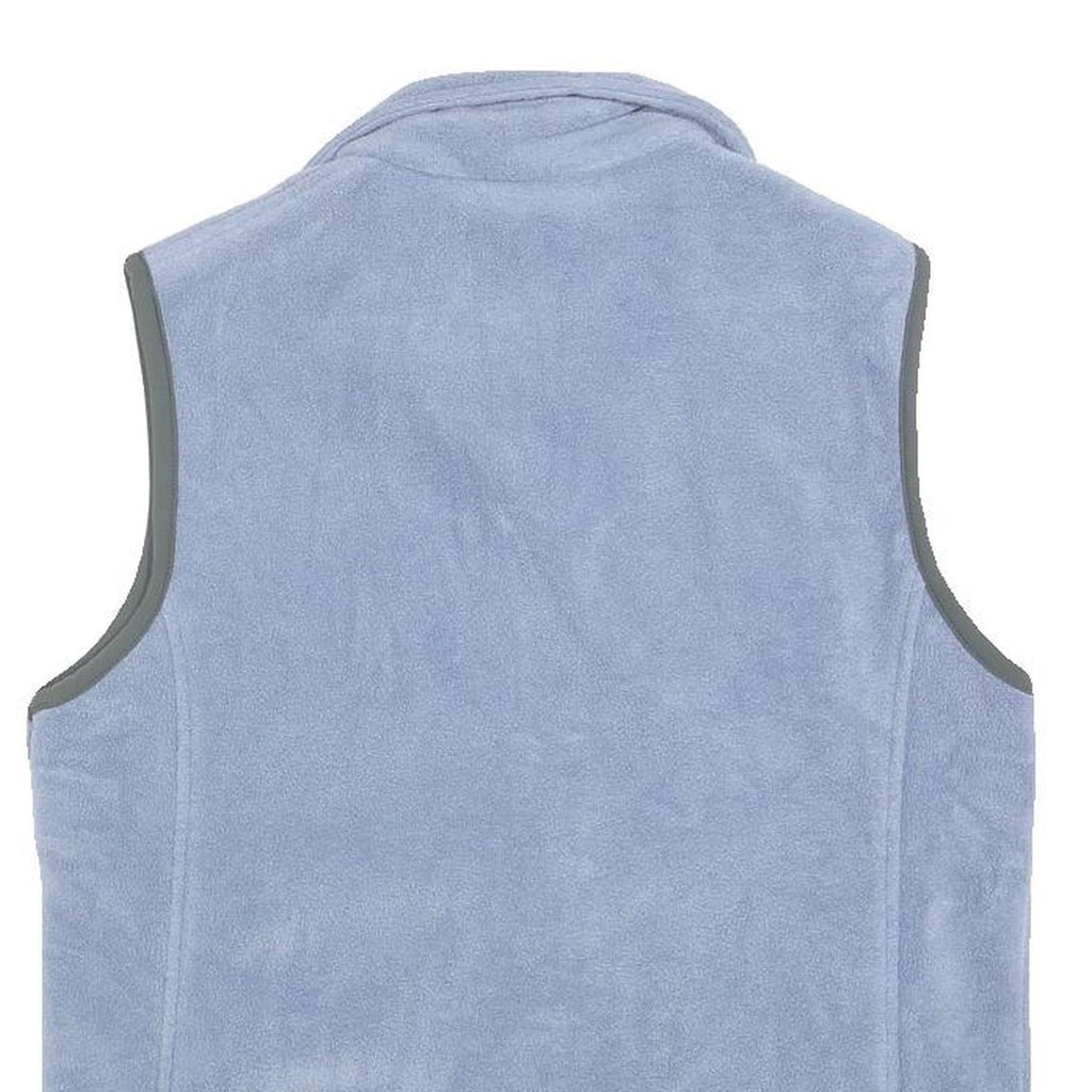 WOOLRICH Womens Blue Zip Jacket M Polyester Fleece Casual Outdoor Layering