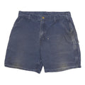 CARHARTT Mens Shorts Blue Casual 2XL W36 Cotton Blend Workwear Utility