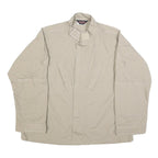 TRU-SPEC Mens Beige Cotton Blend Tactical Zip Jacket L Plain Utility Military