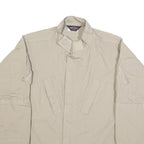 TRU-SPEC Mens Beige Cotton Blend Tactical Zip Jacket L Plain Utility Military