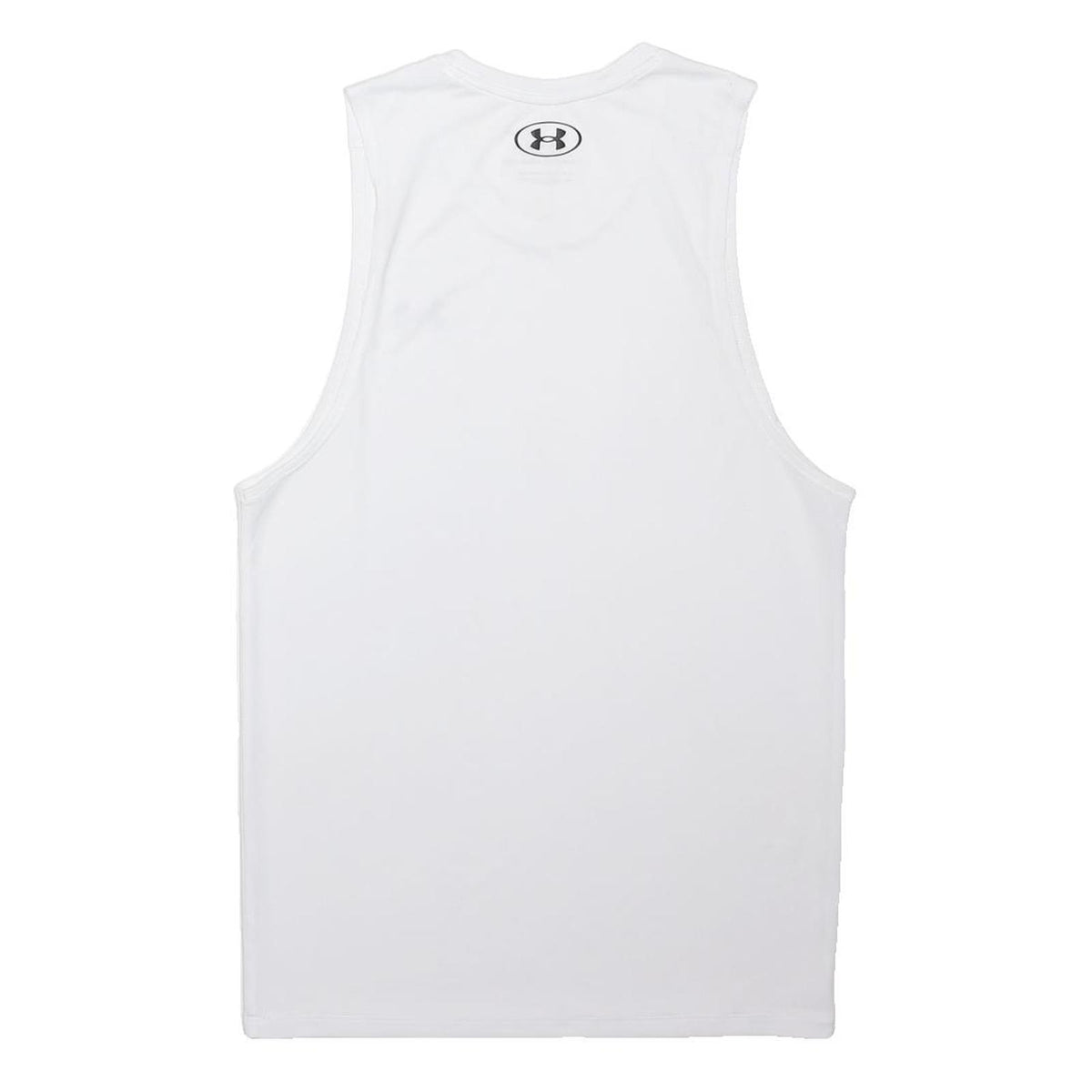 UNDER ARMOUR Mens White Sleeveless Crew Neck S Performance Sports Gym Vest