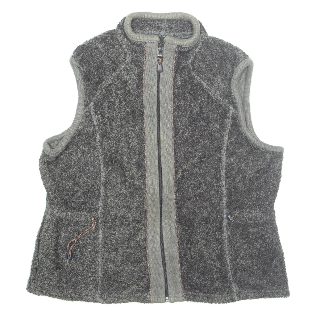 WOOLRICH Womens Fleece Gilet Grey L