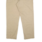 POLO RALPH LAUREN Mens Cotton Beige Relaxed Straight Trousers W38 L32 Casual