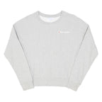 CHAMPION REVERSE WEAVE Womens Grey Sweatshirt Crew Neck S Cotton Blend