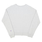 CHAMPION REVERSE WEAVE Womens Grey Sweatshirt Crew Neck S Cotton Blend